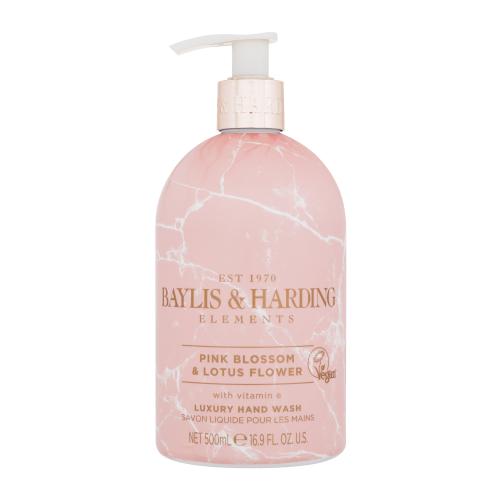 Baylis & Harding Elements Pink Blossom & Lotus Flower tekuté mýdlo na ruce 500 ml