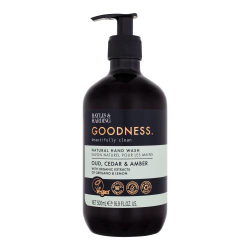 Baylis & Harding Goodness Oud, Cedar & Amber přírodní tekuté mýdlo na ruce 500 ml