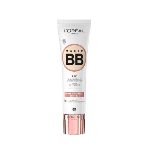 L'Oréal Paris Magic BB 5in1 Transforming Skin Perfector 30 ml hydratační bb krém pro ženy Very Light