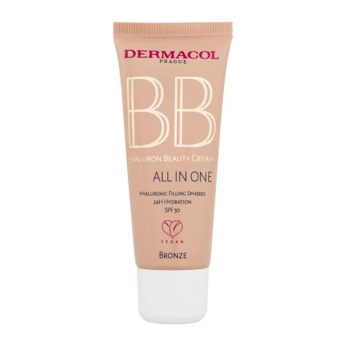Dermacol BB Cream Hyaluron Beauty Cream All In One 30 ml hydratační bb krém pro ženy 02 Bronze