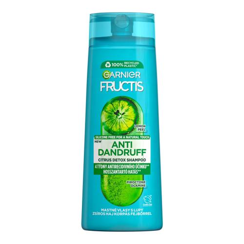 Garnier Fructis Antidandruff Citrus Detox Shampoo 250 ml šampon pro mastné vlasy s lupy unisex