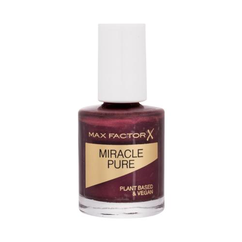 Max Factor Miracle Pure 12 ml pečující lak na nehty pro ženy 373 Regal Garnet