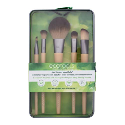 EcoTools Start The Day Beautifully sada štětců pro perfektní vzhled