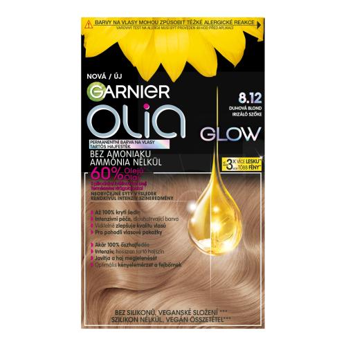 Garnier Olia Glow 60 g olejová permanentní barva na vlasy pro ženy 8.12 Rainbow Blonde
