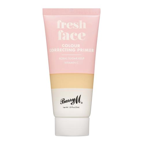 Barry M Fresh Face Colour Correcting Primer 35 ml podkladová báze pod make-up pro eliminaci lesku a fialových tónů pro ženy Yellow