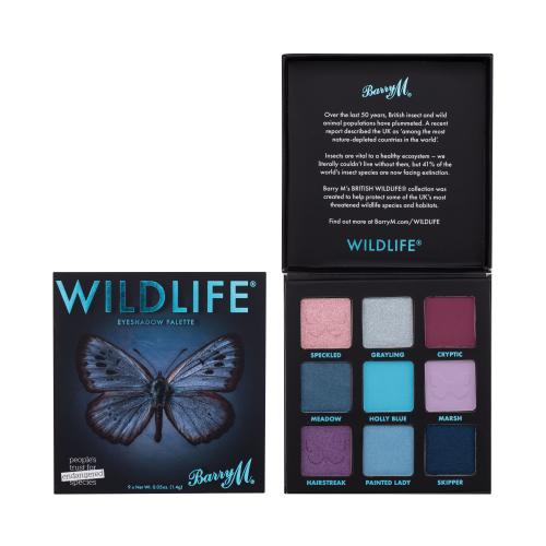 Barry M Wildlife Eyeshadow Palette Butterfly Paletka Očních Stínů 9 g