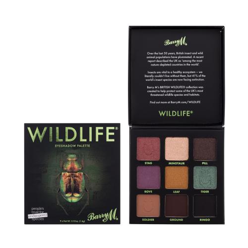 Barry M Wildlife Eyeshadow Palette Beetlle Paletka Očních Stínů 9 g