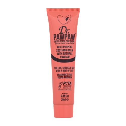 Dr. Pawpaw Peach Pink tónovací balzám na rty a tváře 25 ml