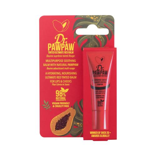 Dr. Pawpaw Ultimate Red tónovací balzám na rty a tváře 10 ml