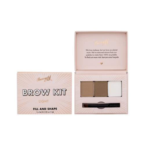 Barry M Fill And Shape Brow Kit Light Obočí 1.2 g