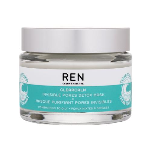 REN Clean Skincare Clearcalm Invisible Pores Detox Mask 50 ml čisticí a zmatňující pleťová maska pro ženy