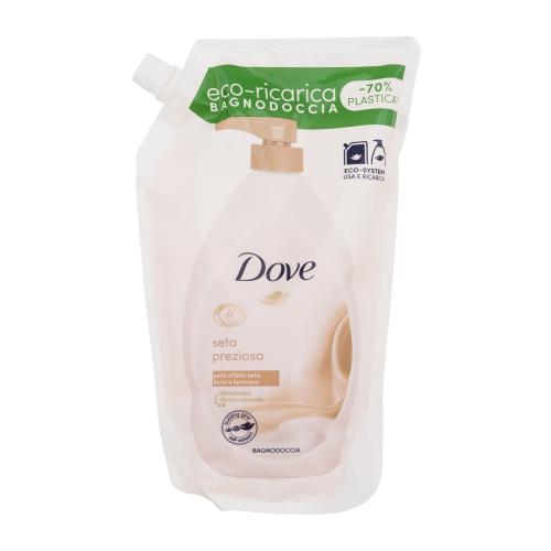 Dove Nourishing Silk sprchový a koupelový krém náhradní náplň 720 ml