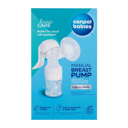 Canpol babies Basic Care Manual Breast Pump 1 ks manuální odsávačka mléka pro ženy
