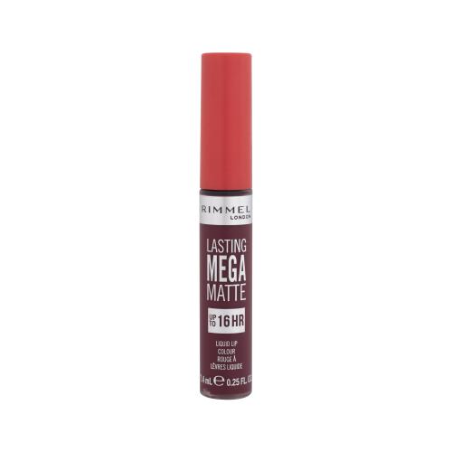 Rimmel Lasting Mega Matte lehká tekutá matná rtěnka 16h odstín Plum This Show 7,4 ml