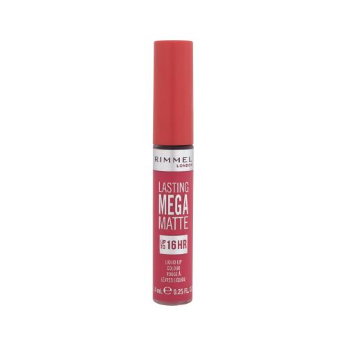 Rimmel Lasting Mega Matte lehká tekutá matná rtěnka 16h odstín Fuchsia Flush 7,4 ml