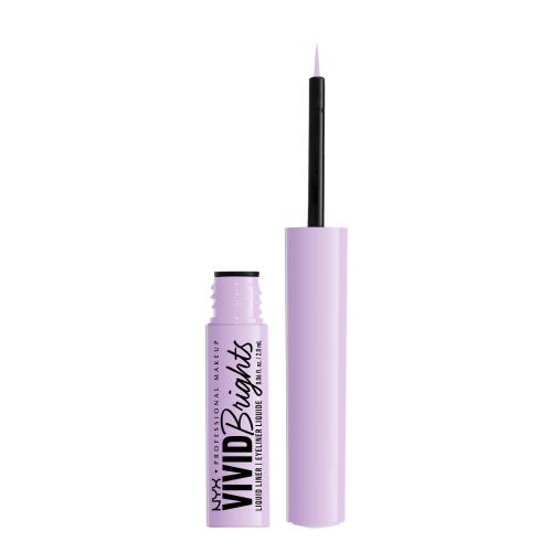 NYX Professional Makeup Vivid Brights tekuté oční linky odstín 07 Lilac Link 2 ml