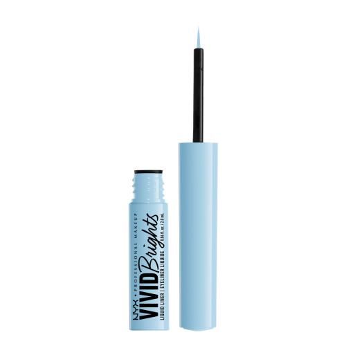 NYX Professional Makeup Vivid Brights tekuté oční linky odstín 06 Blue Thang 2 ml