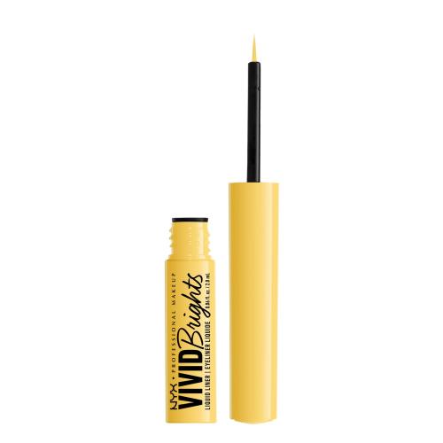 NYX Professional Makeup Vivid Brights tekuté oční linky odstín 03 Had Me At Yellow 2 ml
