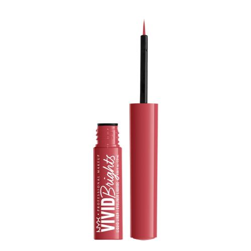 NYX Professional Makeup Vivid Brights tekuté oční linky odstín 04 On Red 2 ml