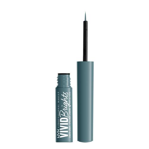 NYX Professional Makeup Vivid Brights tekuté oční linky odstín 01 Cyan Simp 2 ml