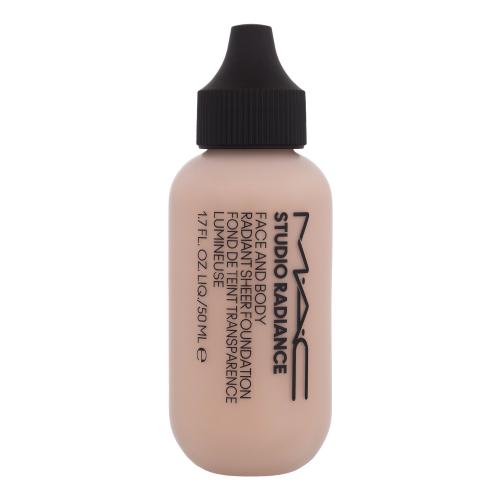 MAC Cosmetics Studio Radiance Face and Body Radiant Sheer Foundation lehký make-up na obličej a tělo odstín N4 50 ml