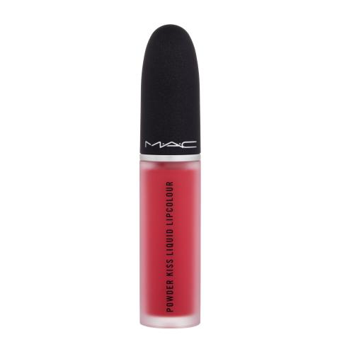 MAC Cosmetics Powder Kiss Liquid Lipcolour matná tekutá rtěnka odstín Escandalo! 5 ml