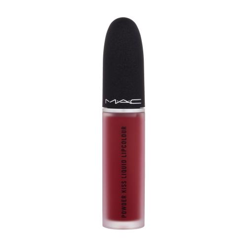 MAC Cosmetics Powder Kiss Liquid Lipcolour matná tekutá rtěnka odstín Ruby Boo 5 ml