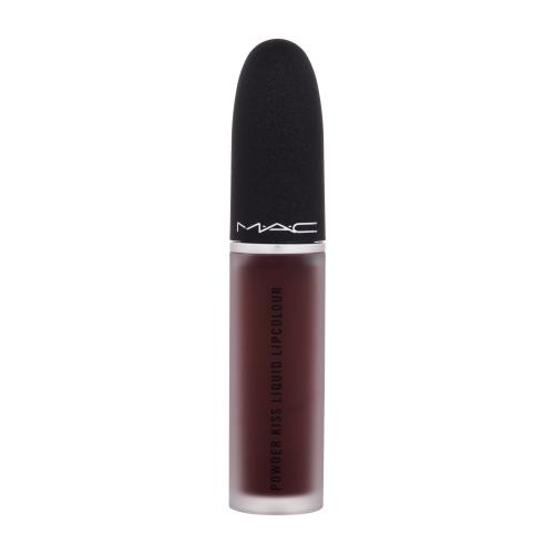 MAC Cosmetics Powder Kiss Liquid Lipcolour matná tekutá rtěnka odstín Pretty Pleats! 5 ml