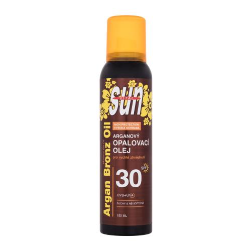 Vivaco Sun Argan Bronz Oil Spray SPF30 150 ml suchý opalovací olej ve spreji unisex