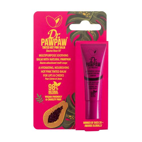 Dr. Pawpaw Hot Pink tónovací balzám na rty a tváře 10 ml