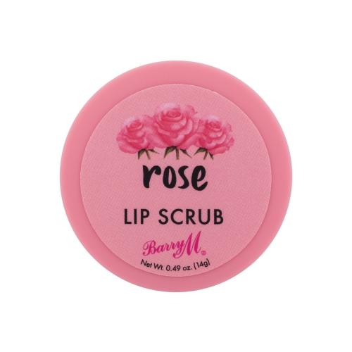 Barry M Lip Scrub peeling na rty příchuť Rose 14 g