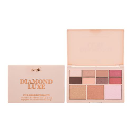 Barry M Diamond Luxe paletka očních stínů a rozjasňovačů 38 g