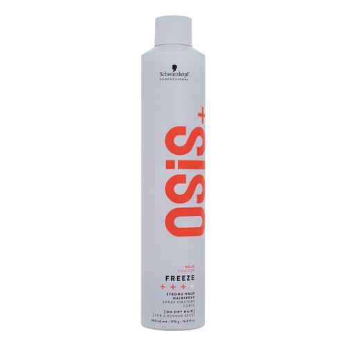 Schwarzkopf Professional Osis+ Freeze Strong Hold Hairspray 500 ml rychleschnoucí lak na vlasy se silnou fixací pro ženy