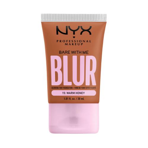 NYX Professional Makeup Bare With Me Blur Tint hydratační make-up odstín 15 Warm Honey 30 ml