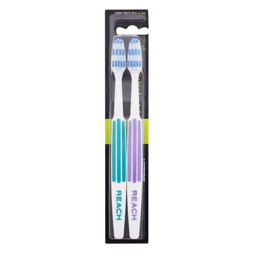 Listerine Reach Interdental Hard Green & Purple 2 ks klasický zubní kartáček unisex