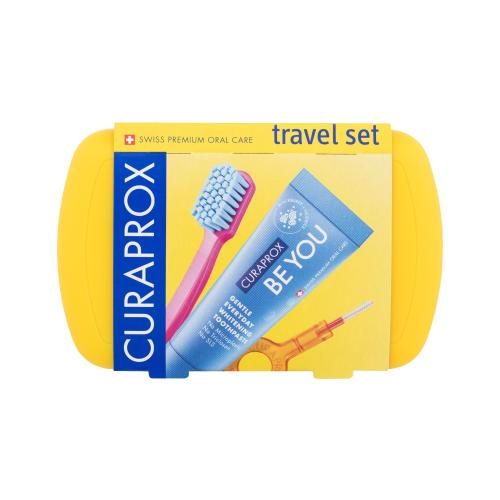 Curaprox Travel Set cestovní set na zuby, jazyk a dásně