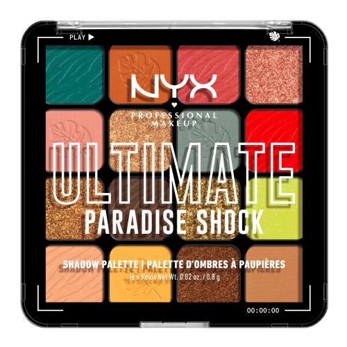 NYX Professional Makeup Ultimate Shadow Palette oční stíny odstín Paradise Shock 16 ks