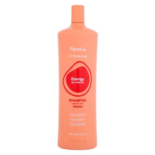 Fanola Vitamins Energy Shampoo 1000 ml energizující šampon pro jemné a oslabené vlasy pro ženy