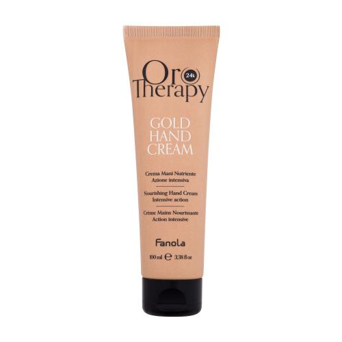 Fanola Oro Therapy Gold Hand Cream hydratační a vyživující krém s 24karátovým zlatem 100 ml