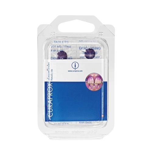 Curaprox PCA 223 Plaquefinder žvýkací tablety pro zvýraznění zubního plaku unisex žvýkací tablety 12 ks