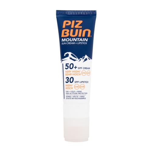 Sluneční krém SPF 50+ a ochranný balzám na rty SPF 30 2 v 1 (Mountain Combi "2 in 1" Sun Cream SPF 50+ a Lipstick) 20 ml + 2,3 ml