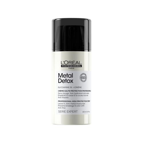 L'Oréal Professionnel Metal Detox Professional High Protection Cream 100 ml ochranný bezoplachový krém na vlasy pro ženy