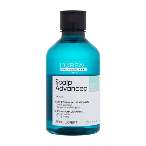 L'Oréal Professionnel Scalp Advanced Anti-Oiliness Professional Shampoo 300 ml hloubkově čisticí šampon pro ženy
