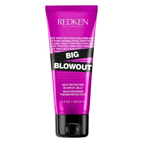Redken Big Blowout Heat Protecting Blowout Jelly 100 ml gel pro ochranu vlasů při fénování a pro okamžitý objem pro ženy