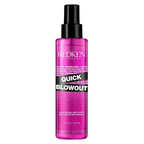 Redken Quick Blowout Lightweight Blow Dry Primer Spray 125 ml ochranný sprej na vlasy pro snadné fénování pro ženy