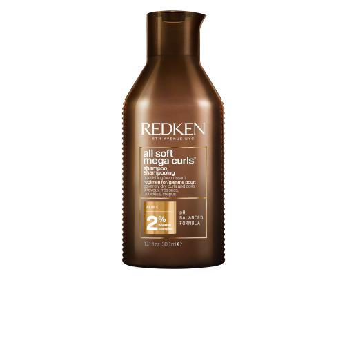 Redken All Soft Mega Curls Shampoo 300 ml vyživující a hydratační šampon pro kudrnaté vlasy pro ženy