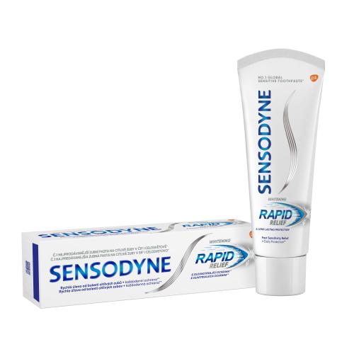 Sensodyne Rapid Relief Whitening 75 ml bělicí zubní pasta pro citlivé zuby unisex