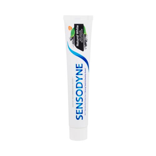 Sensodyne Natural White zubní pasta pro citlivé zuby s obsahem aktivního uhlí 75ml