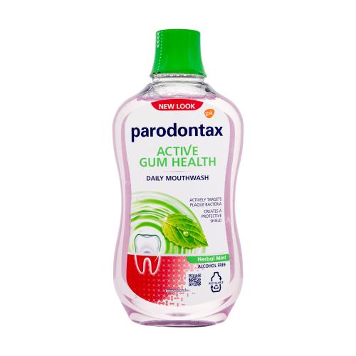 Parodontax Active Gum Health Herbal Mint 500 ml ústní voda s příchutí máty k ochraně dásní unisex