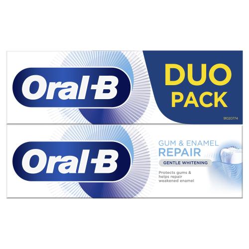 Oral-B Gum & Enamel Repair Gentle Whitening 2x75 ml jemně bělicí zubní pasta unisex